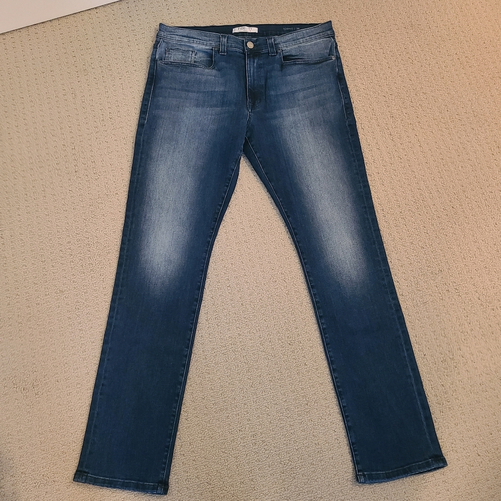 Jeans Mens Fidelity Jeans Torino Slim Size 38/34 NWT